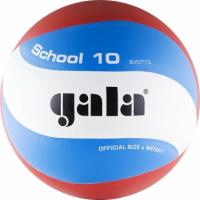Волейбольный мяч GALA School 10 BV5711S р. 5 белый-голубой-красный